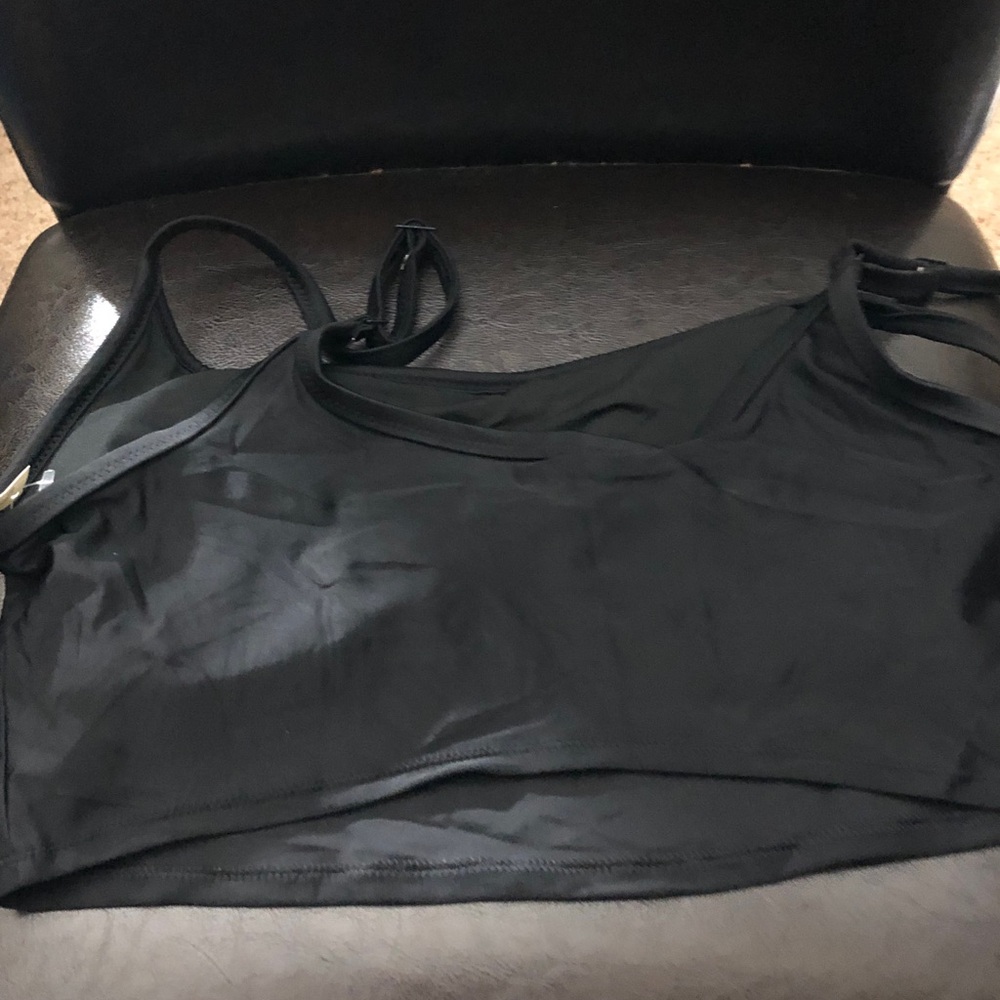 aerie Black Swim Bikini Top - Picture 3 of 4